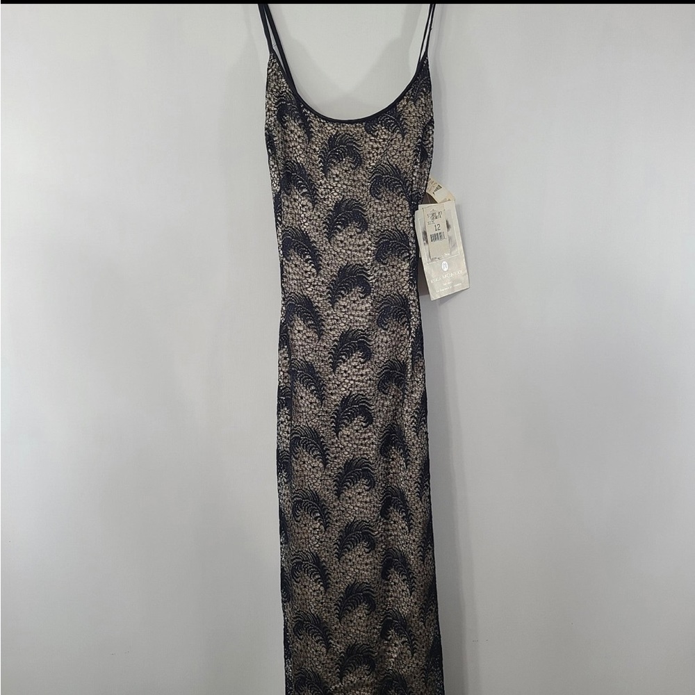 Vintage Jessica McClintock Collection lace dress